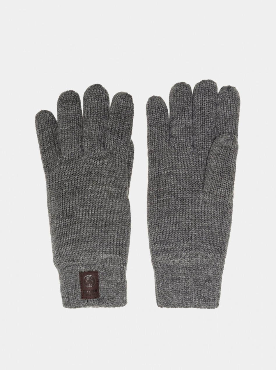 Grey gloves with only & sons clas