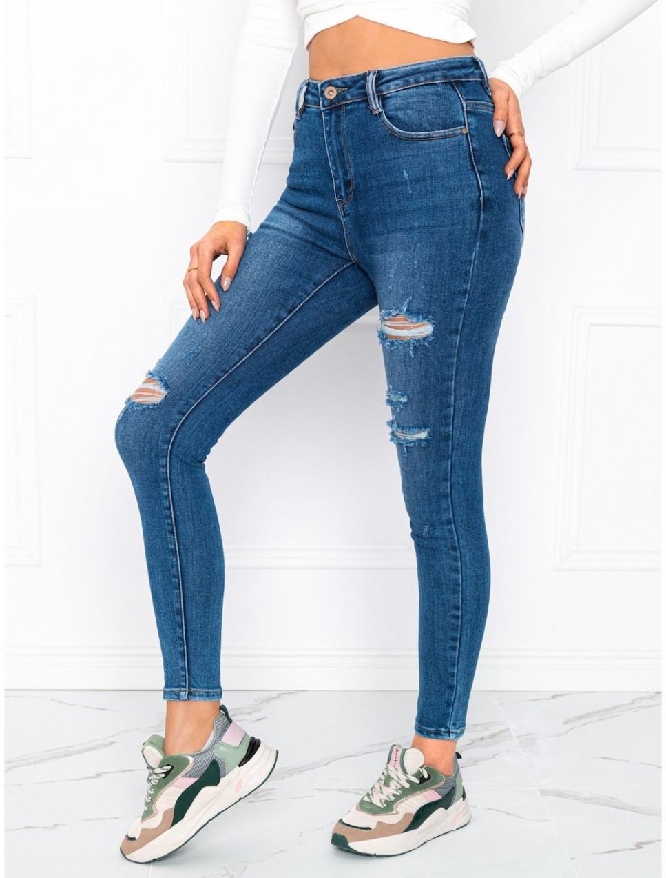 Edoti Women's jeans PLR015