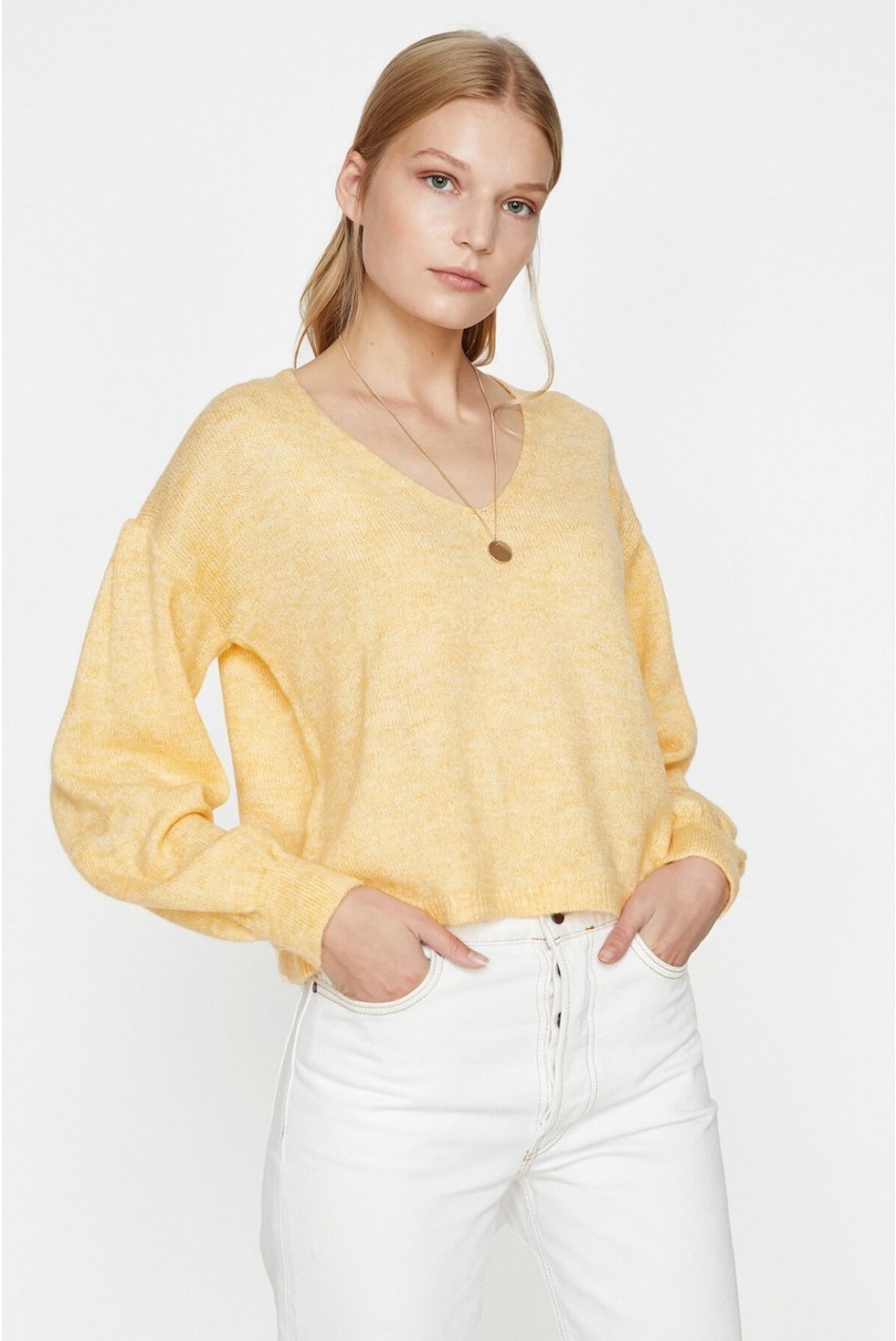 Koton Female Yellow Sweater