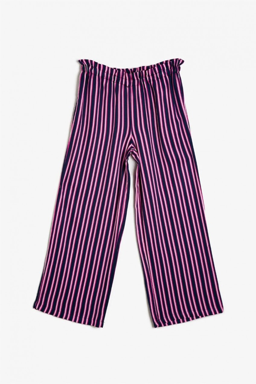 Koton Navy Striped Girl Trousers