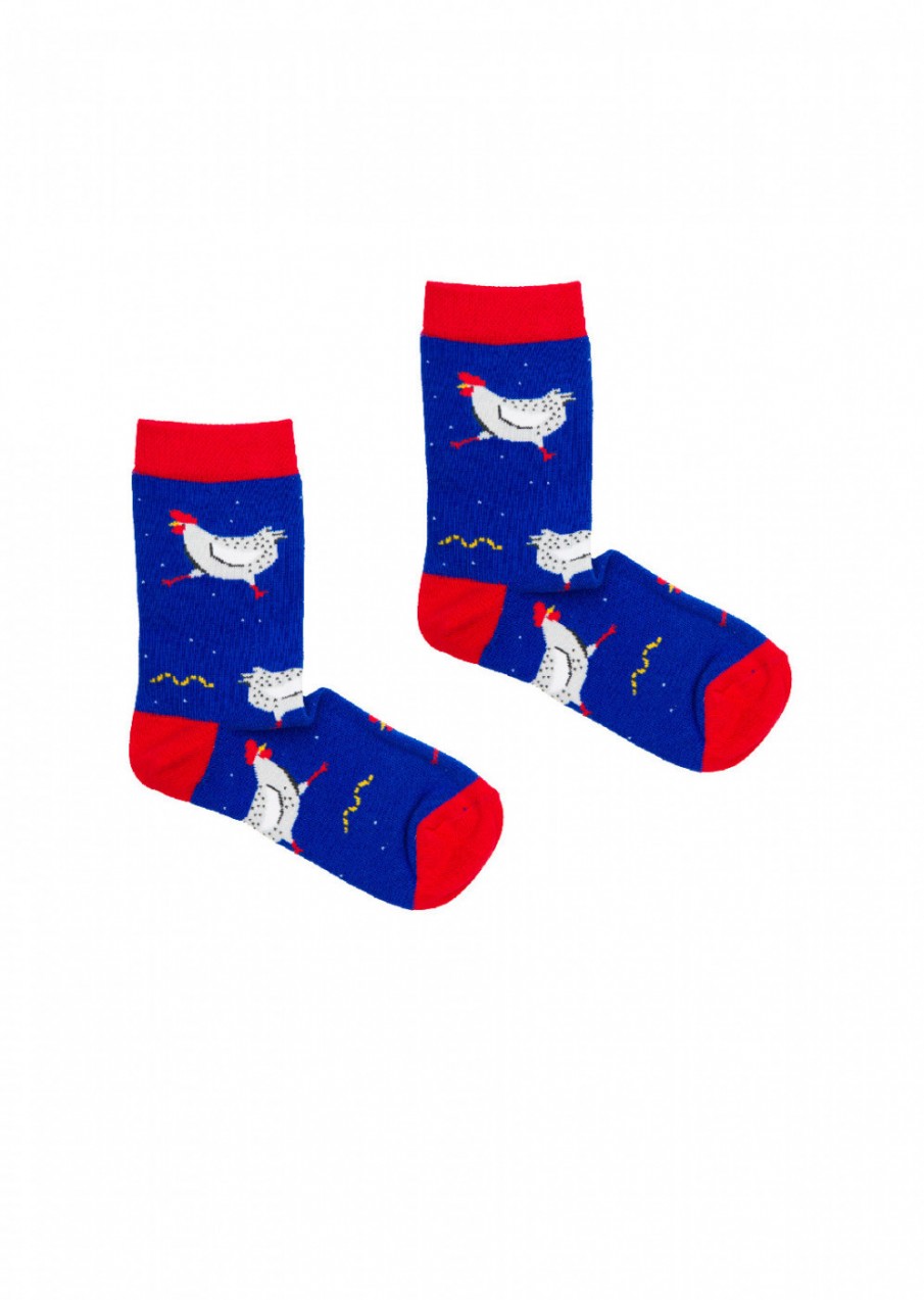 Kabak Socks Kids Chickens