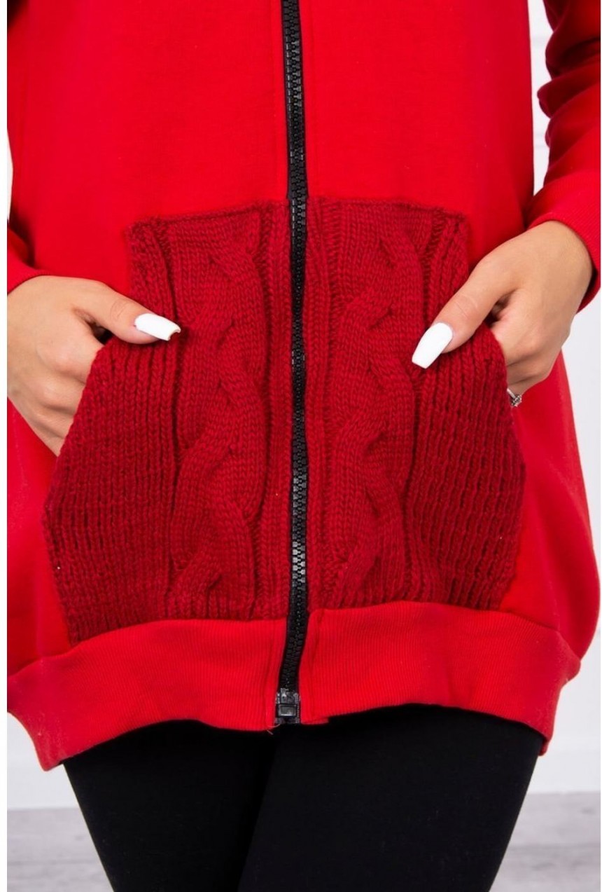 Pulóver pulóver piros pulóvergel