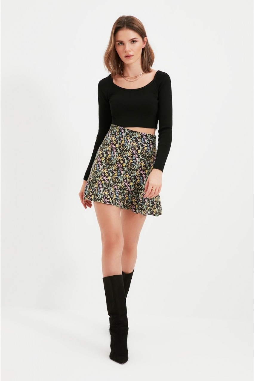 Trendyol Multicolor Petite Flared Skirt