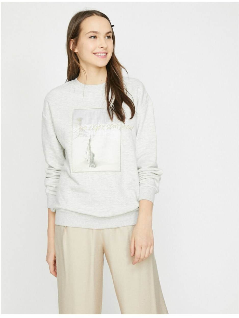 Koton Printed Sweatshirt