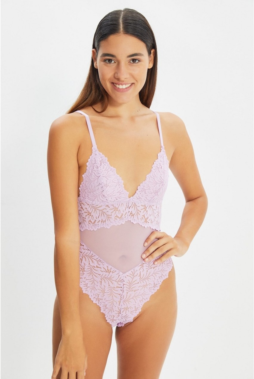 Trendyol Lilac Knitted Body