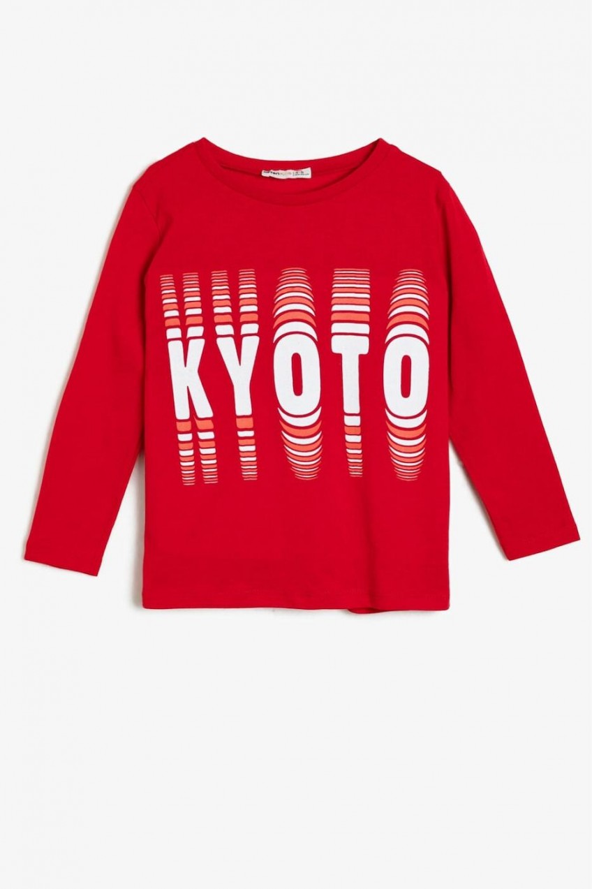 Koton Boy Red Red Kids T-Shirt