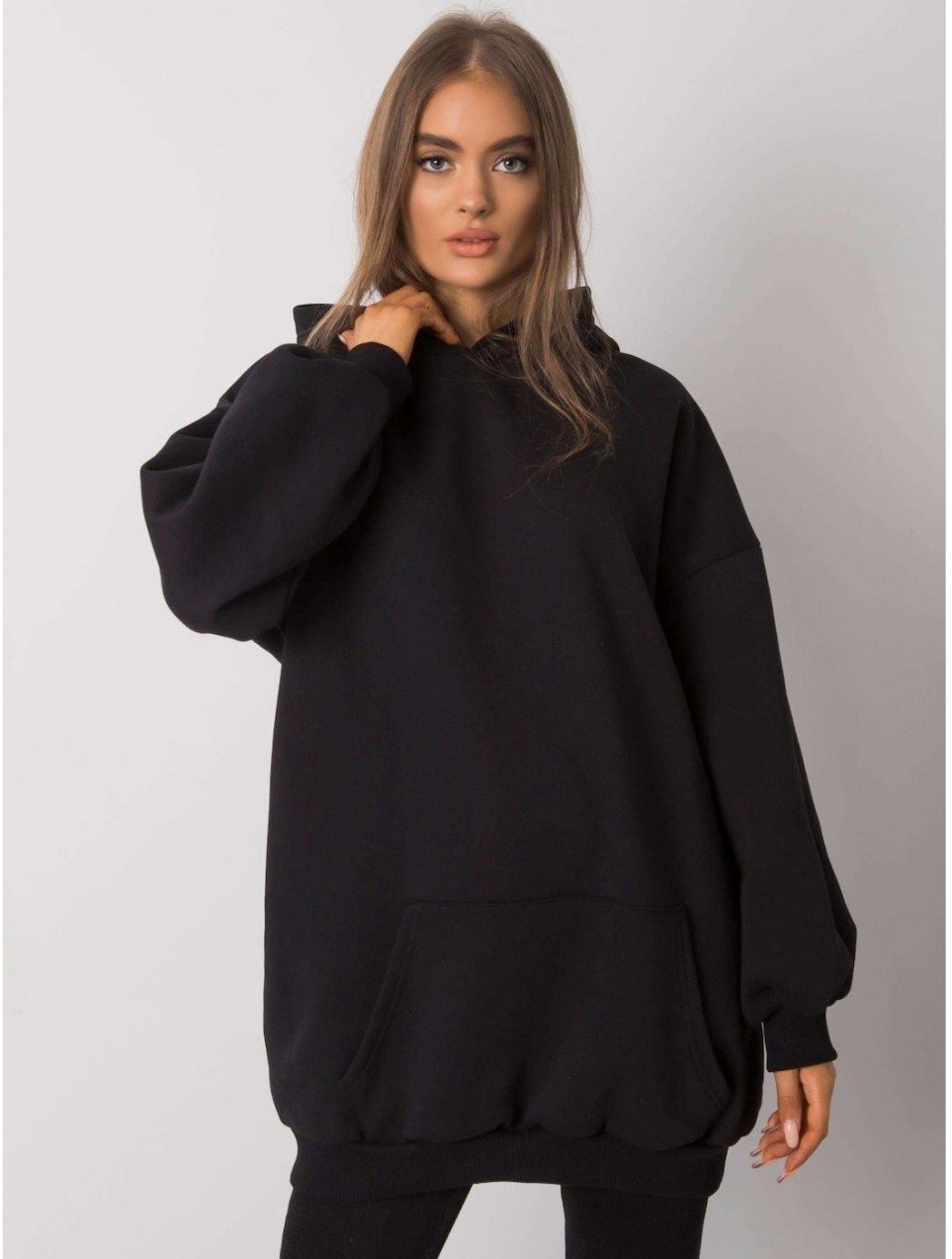 Női kapucnis pulóver Fashionhunters Oversized