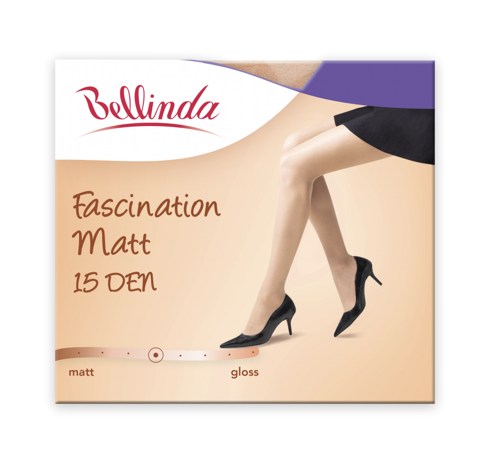 Bellinda 
FASCINATION MATT 15 DEN - Women's tights in matte finish - almond