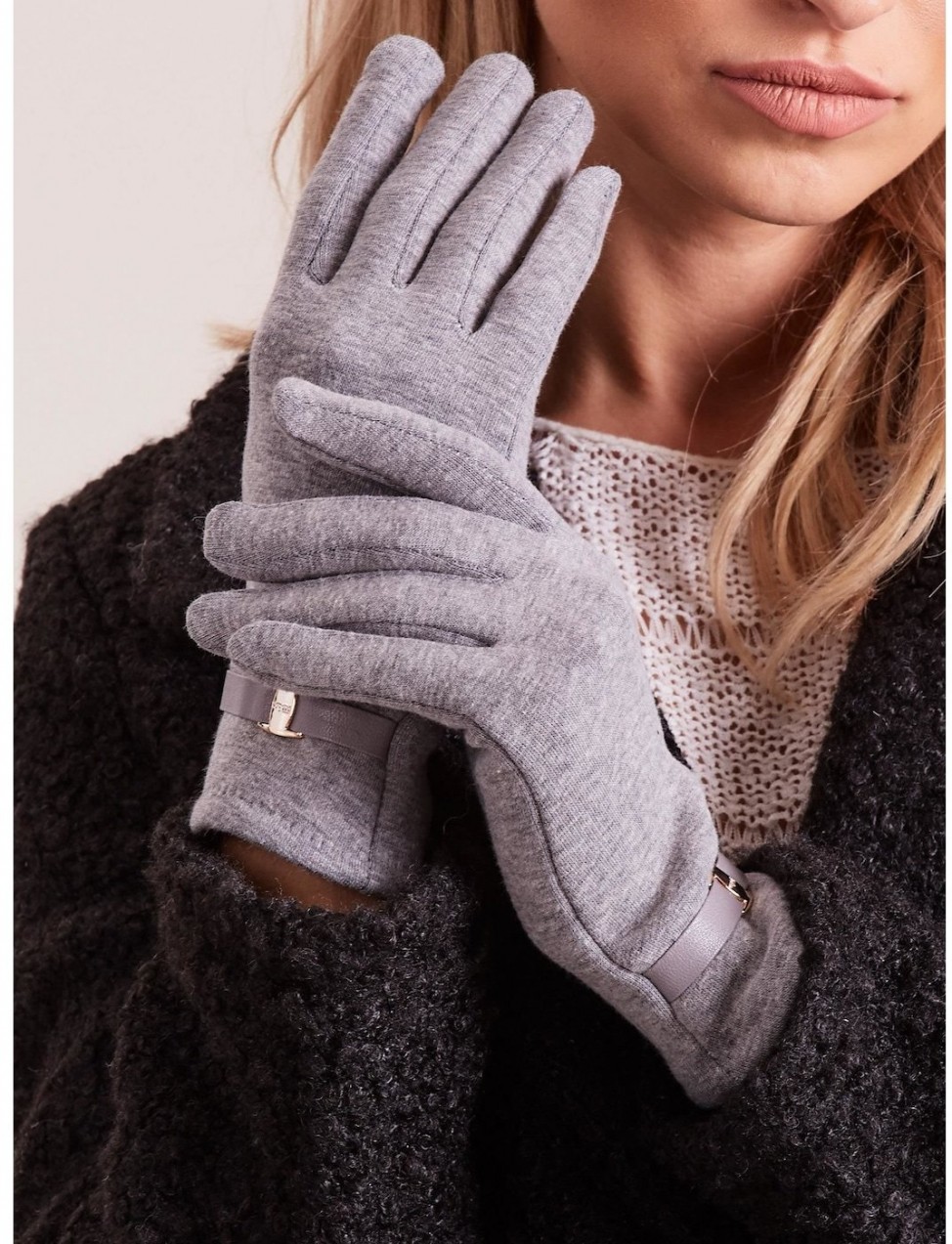 Classic grey gloves