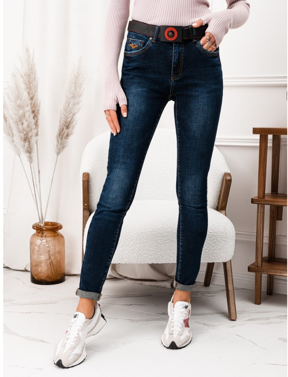 Edoti Women's jeans PLR103