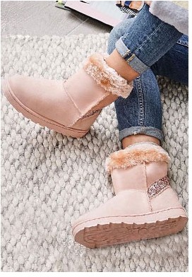 Chika pink női csizmák