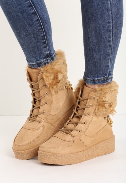 Elicia camel női bokacipők