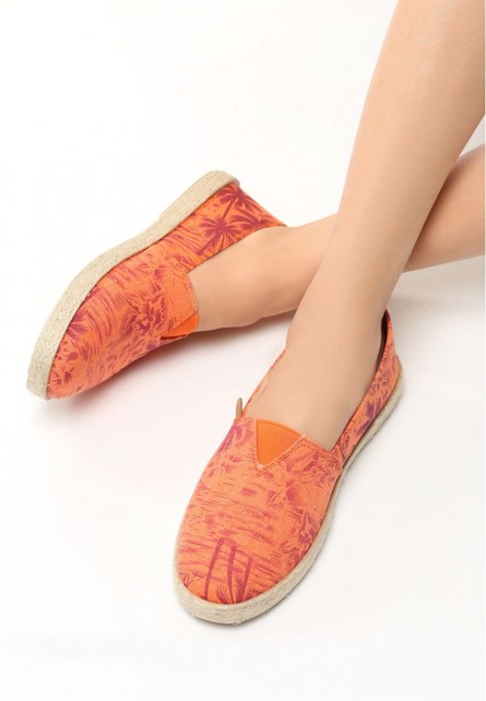 Nasira narancssárga női espadrilles