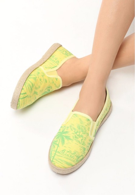 Carina sárga női espadrilles