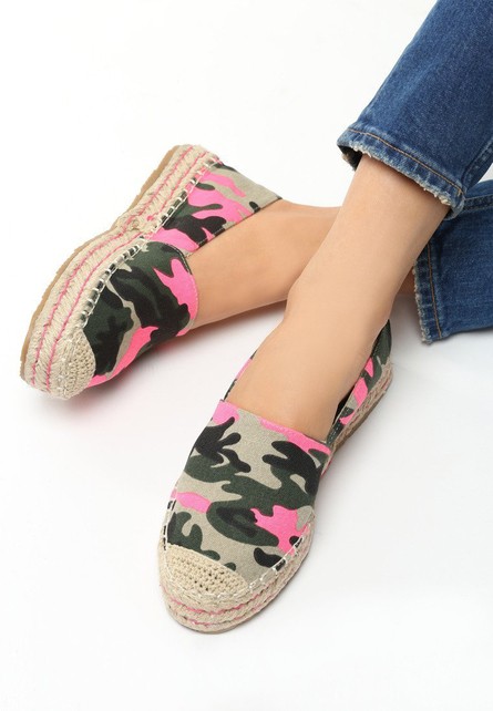Angeni fuxia női espadrilles