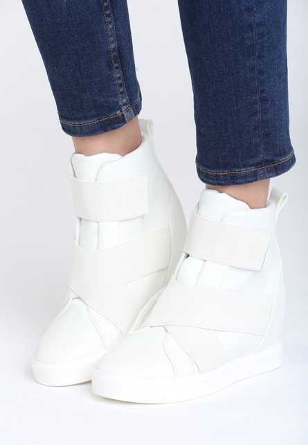 Liora fehér telitalpú sneakers