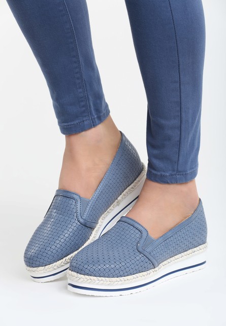 Jesen kék slip-on tornacipő