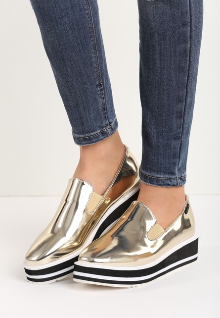 Krasimira aranyszínü slip-on tornacipő
