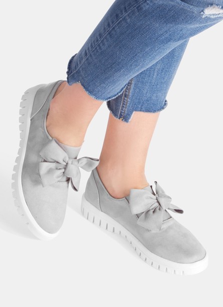 Bellissima szürke slip-on tornacipő