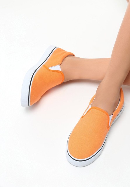 Belinda narancssárga slip-on tornacipő