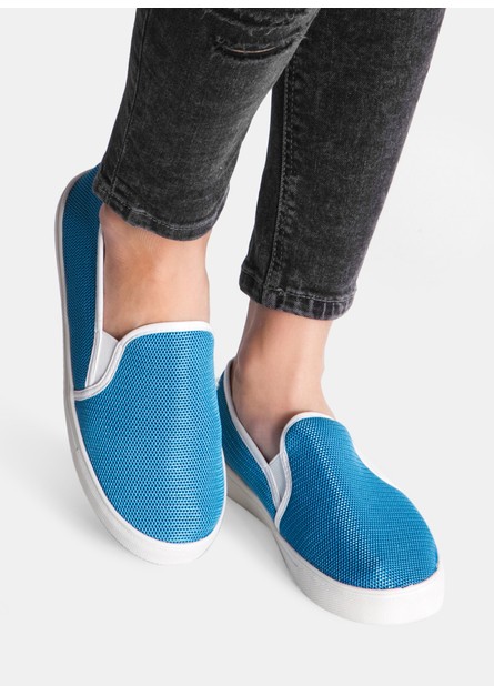 Mayra kék slip-on tornacipő