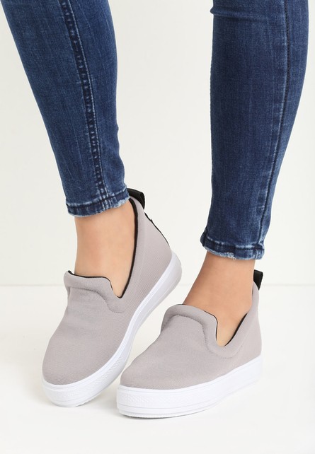 Juliana szürke slip-on tornacipő