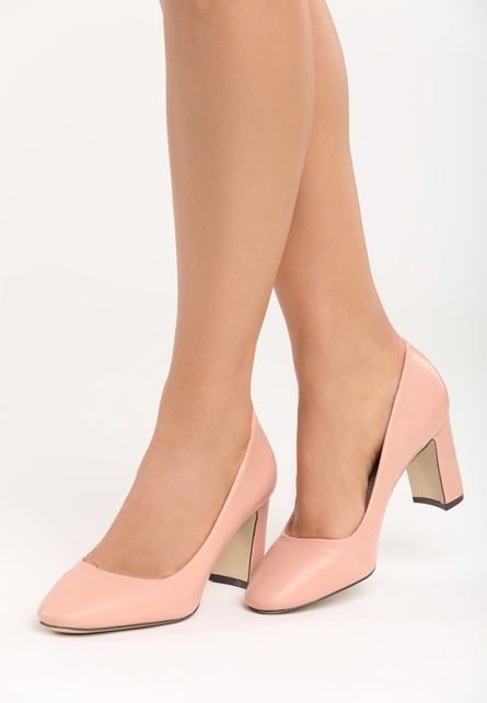 Madailein rózsaszín magassarkú cipők