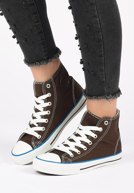 Crimson barna high-top tornacipő