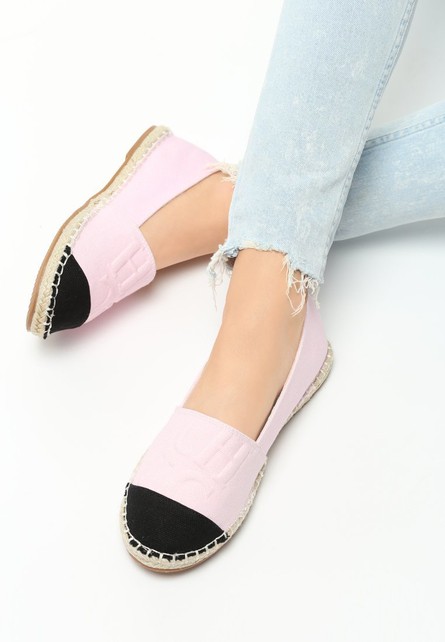 Adelia rózsaszín női espadrilles
