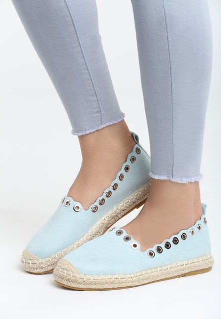 Clever tengerészkék női espadrilles