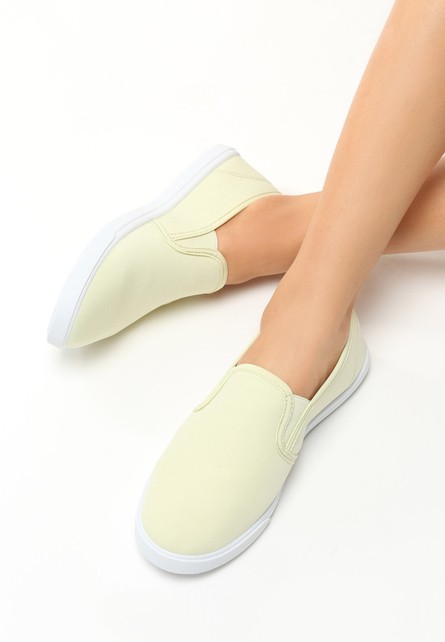 Panthea sárga slip-on tornacipő