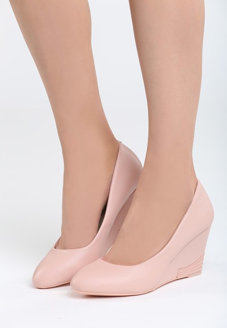 Aike rózsaszín platform cipők