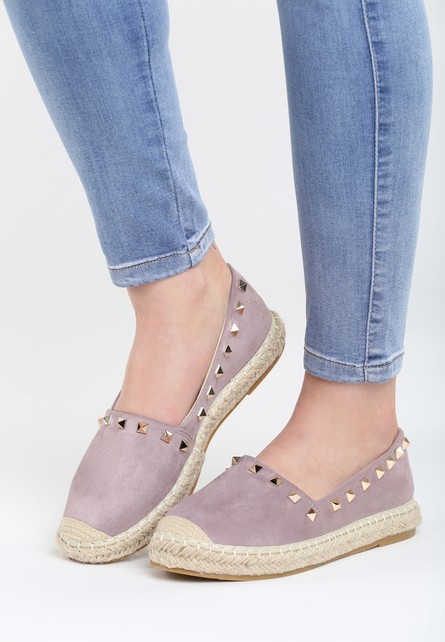 Lejene lila női espadrilles