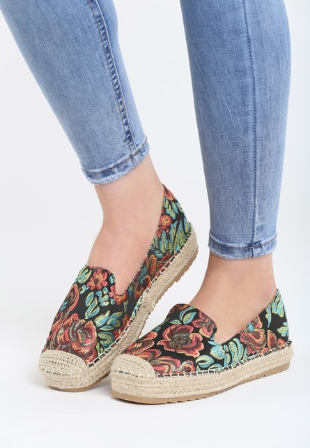 Chance 3 fekete női espadrilles