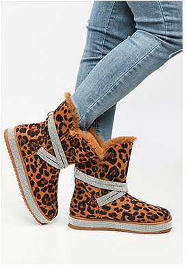Epinal leopard női csizmák