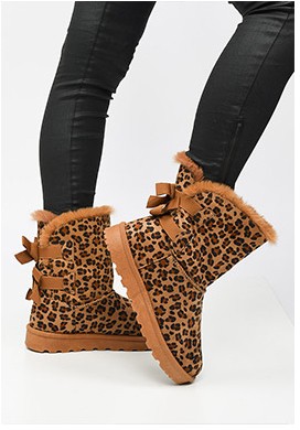 Drancy leopard női csizmák
