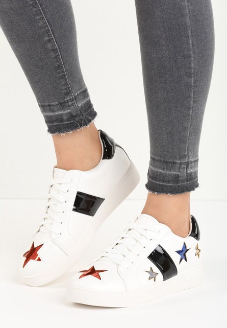 Star black white női sportcipő
