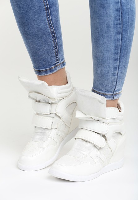 Jessie fehér telitalpú sneakers