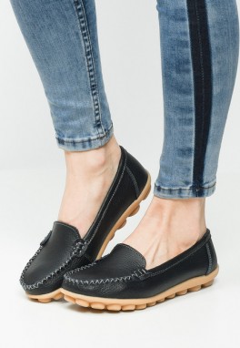 Onyar fekete bőr mokaszin megtekintése