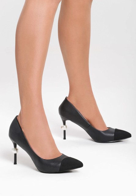 Fabiola fekete magassarkú cipők