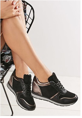 Creation fekete női sneakers