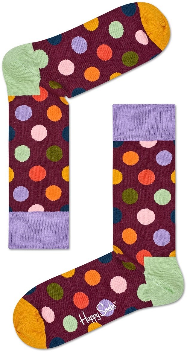Happy Socks színes nôi zokni  Big Dot  - 41-46