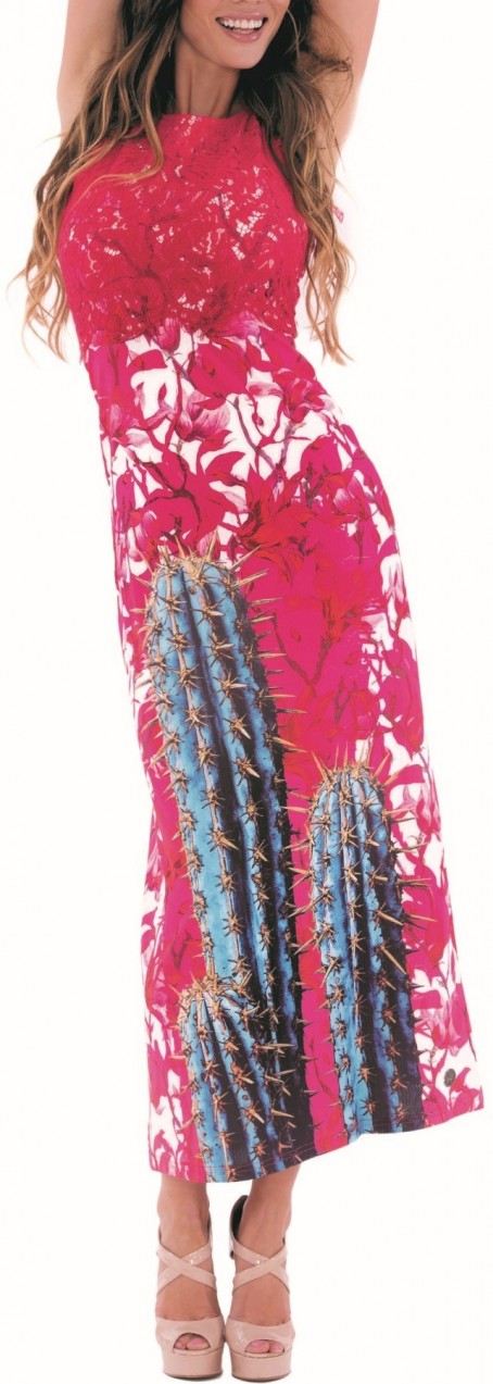 Culito from Spain rózsaszín maxi ruha 3 Cactus Largo - XS