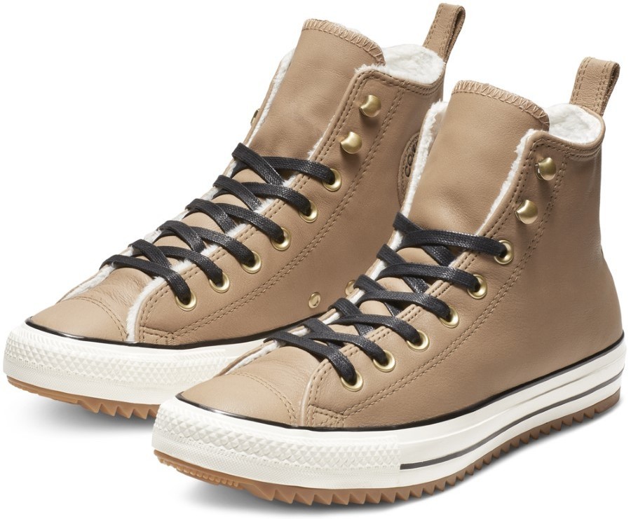 Converse mogyoró műbôr tornacipô Chuck Taylor All Star Hi Teak - 36