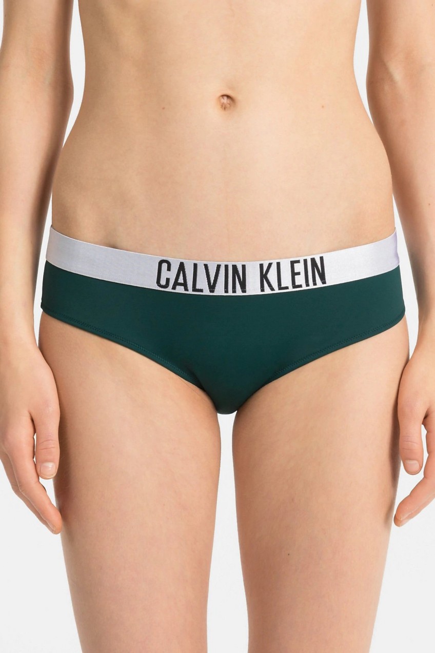 Calvin Klein üvegzöld alsó rész fürdőruha Hipster - S