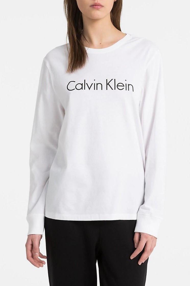 Calvin Klein fehér nôi póló logóval  - XS