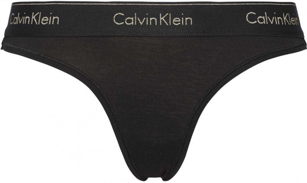 Calvin Klein fekete tanga Thong - XS