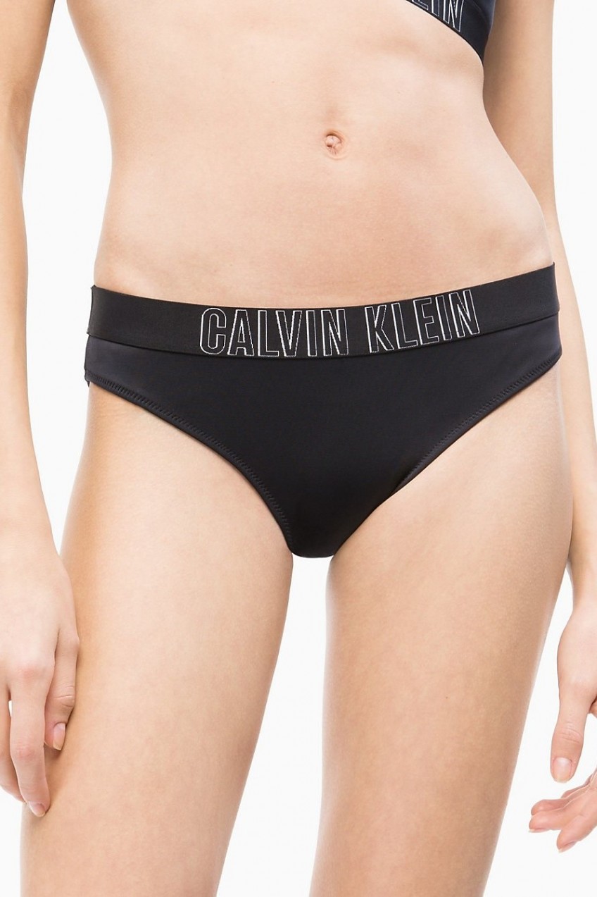 Calvin Klein fekete alsó rész fürdőruha Classic Bikini-HR - S