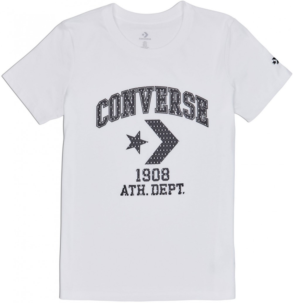 Converse fehér póló Star Chevron Remix - XS