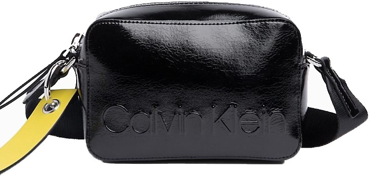 Calvin Klein fekete kézitáska Edged Camera Bag Black